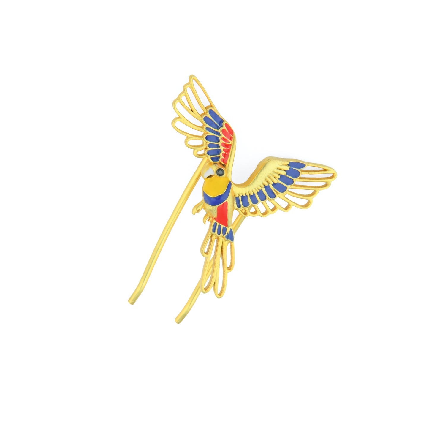 Corbett Plum Head Parrot Hair Clip