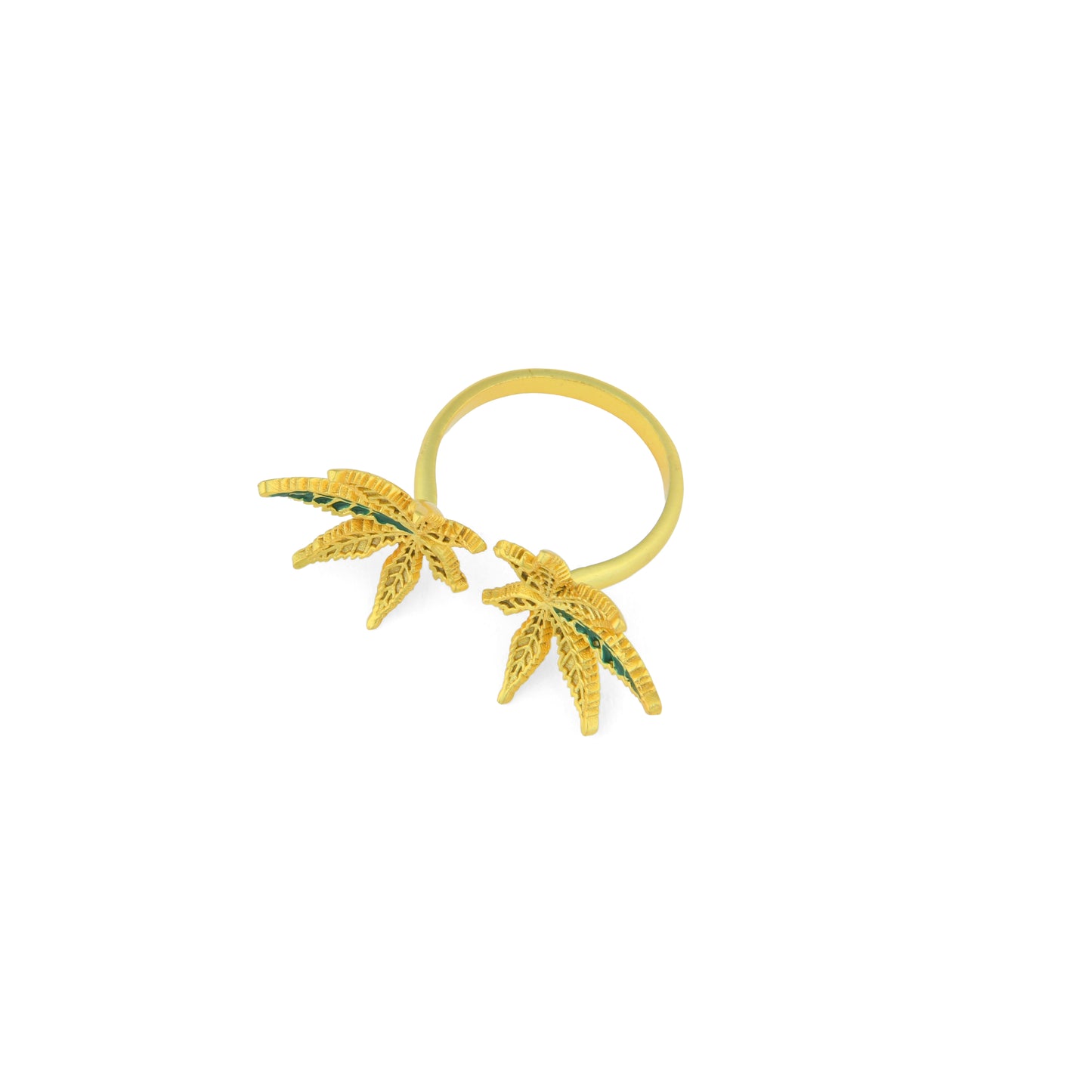 Corbett Canabis Duet Ring