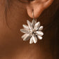 Handcrafted Silver Blossom Earrings