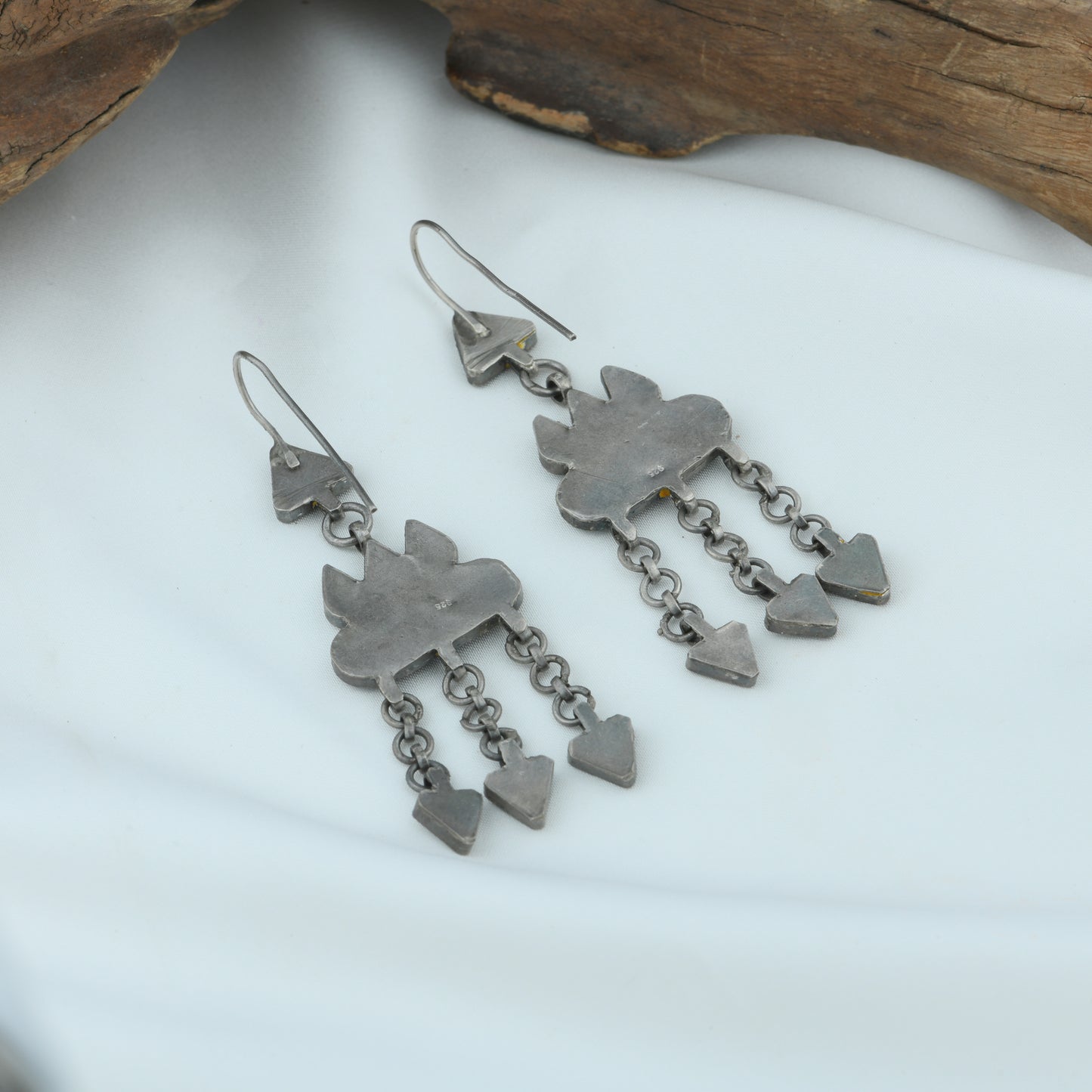 Madhu Chandrika Desert Mirage Silver Earrings
