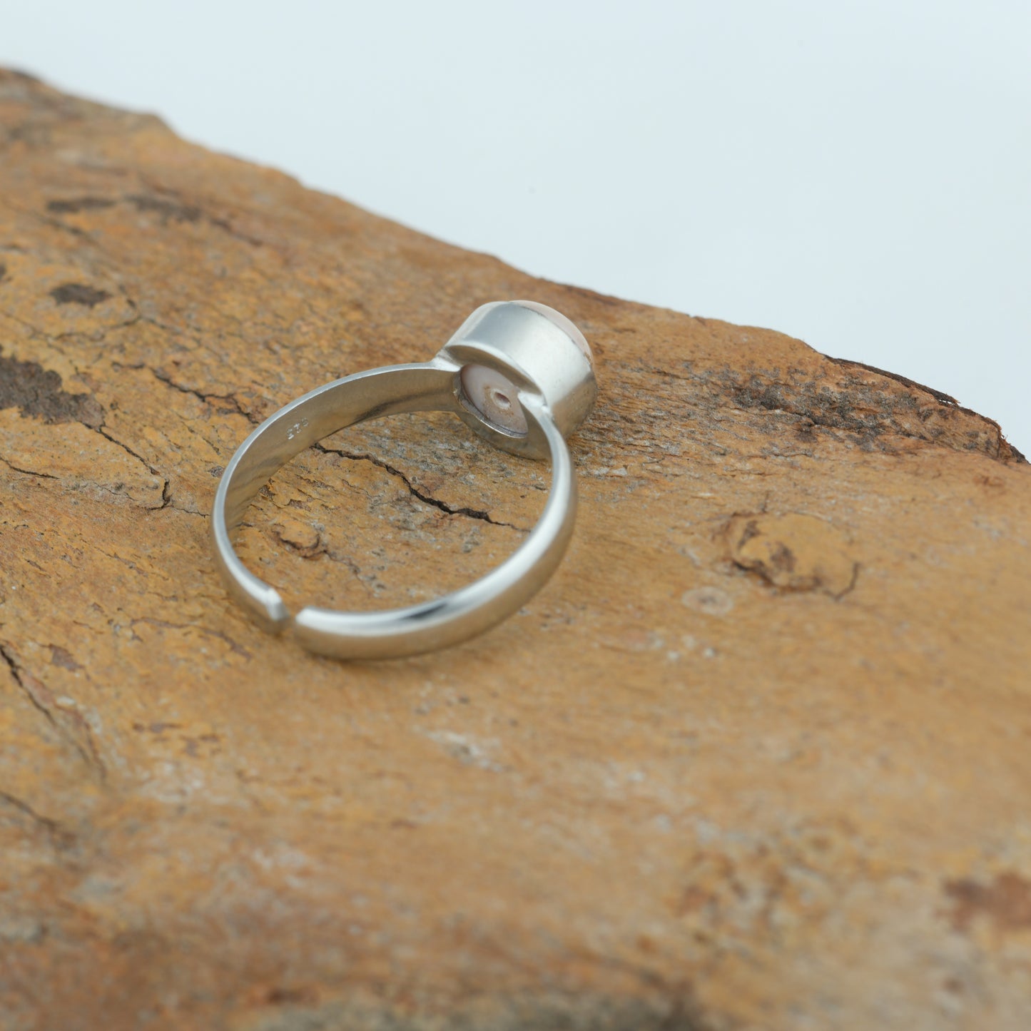 Peach Freshwater Pearl Ring(9mm)