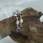 Amethyst Baroque Pearl Earrings