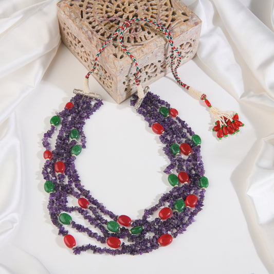 Amethyst Layered Necklace