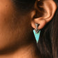 Silver Turquoise Triangles