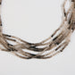 Multilayered Graduated Smoky Quartz Necklace