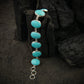 Natural Turquoise In Silver Bracelet
