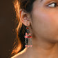 Madhu Chandrika Little Lotus Silver Earrings