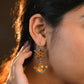 Madhu Chandrika Sun And Sand Silver Earrings