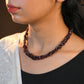 Braided Garnets Necklace