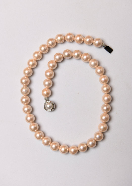 Peachy Pearl Necklace