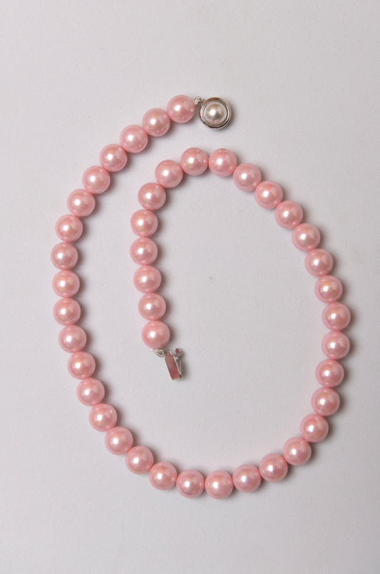 Pink Passion Pearls Necklace