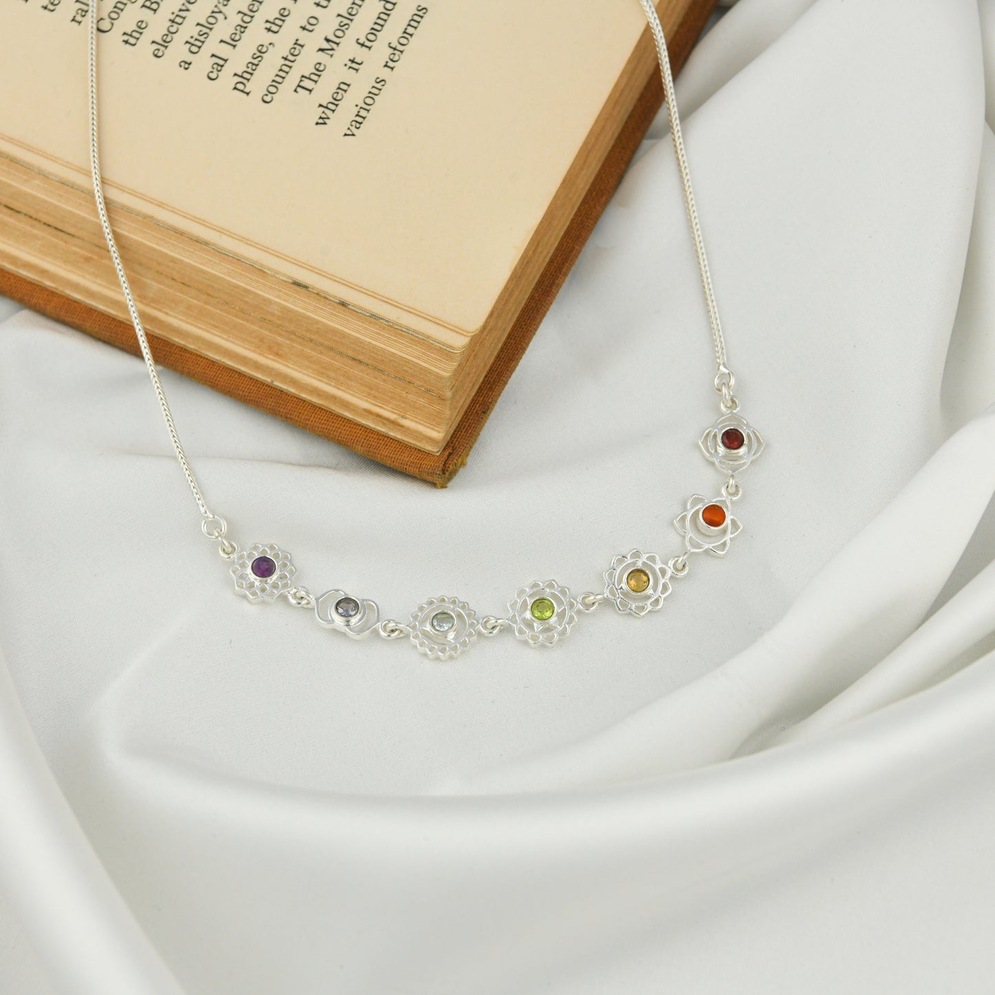 Seven Chakra Delicate Necklace