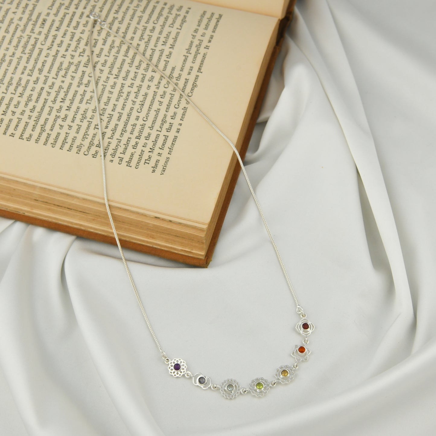 Seven Chakra Delicate Necklace