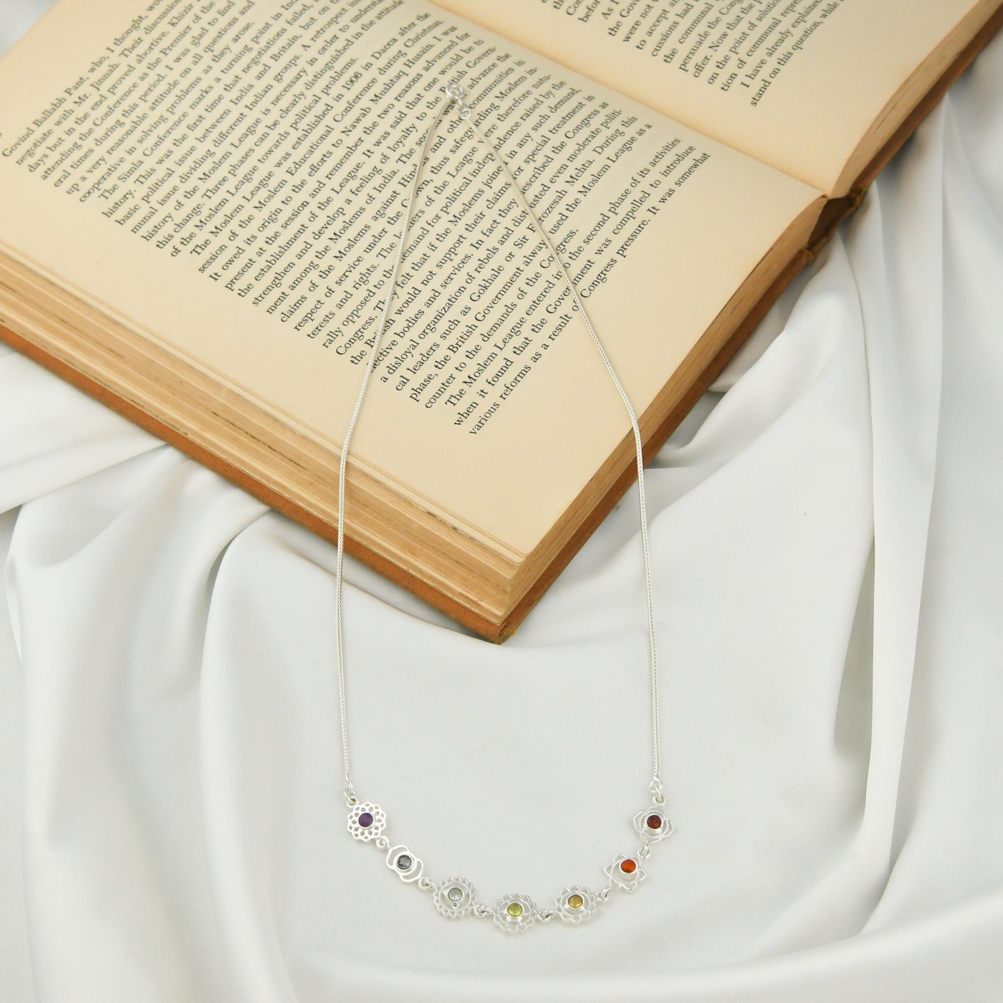 Seven Chakra Delicate Necklace