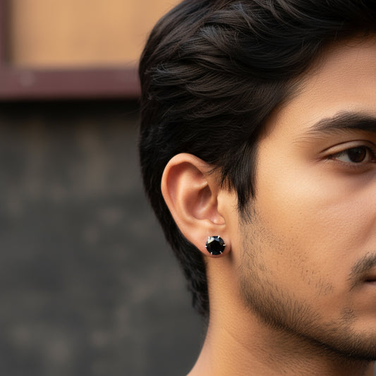 Black Onyx Stud For Men