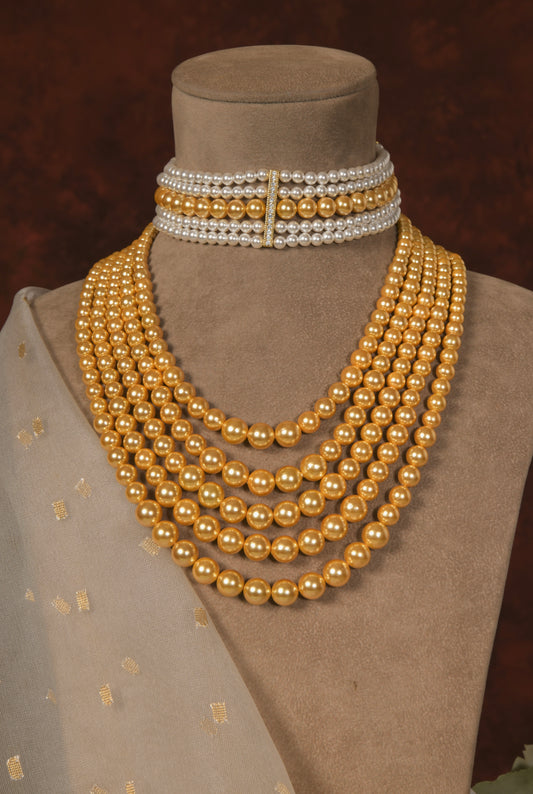 Sunshine Pearl Choker