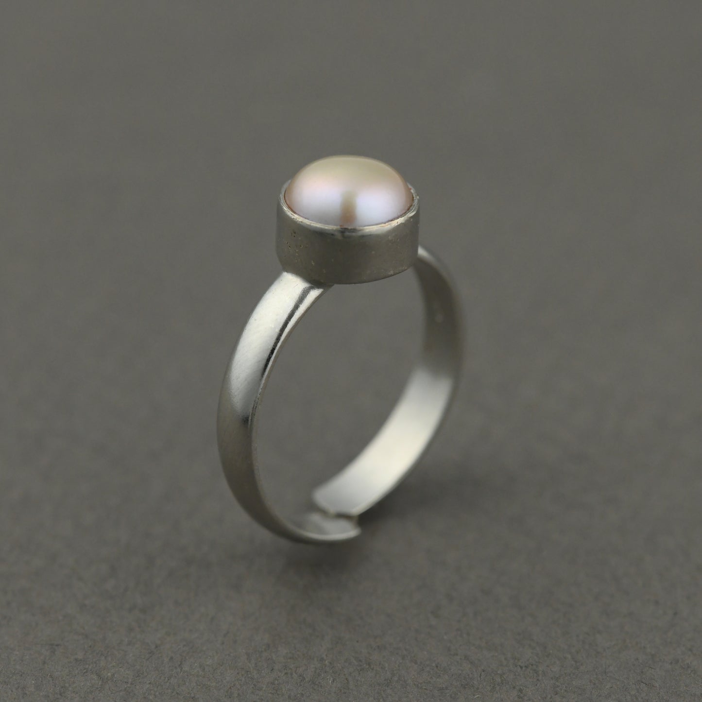 Peach Freshwater Pearl Ring(9mm)