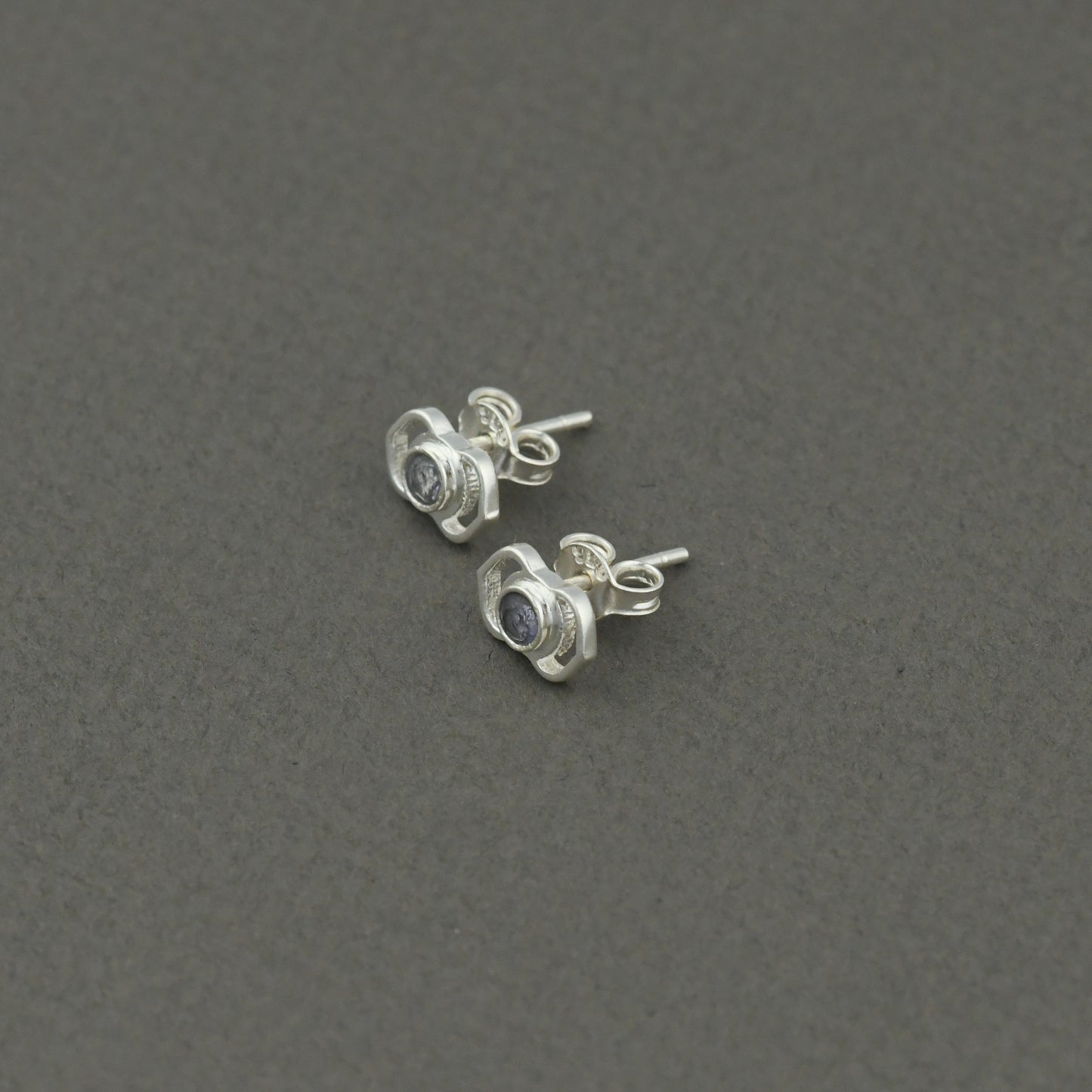 Third Eye Chakra Silver Earrings