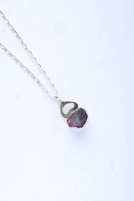 The Ruby Zoisite Rock Pendant