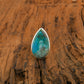 Ocean Drop Chrysocolla Silver Ring