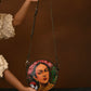 Hand Painted Veronica Leather Sling Bag