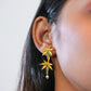 Corbett Canabis EarJackets Cum  Earrings