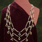 Kundan Drops Pearls Layered Necklace