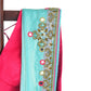 Verde Royale Hand Embroidery Saree