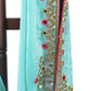 Verde Royale Hand Embroidery Saree