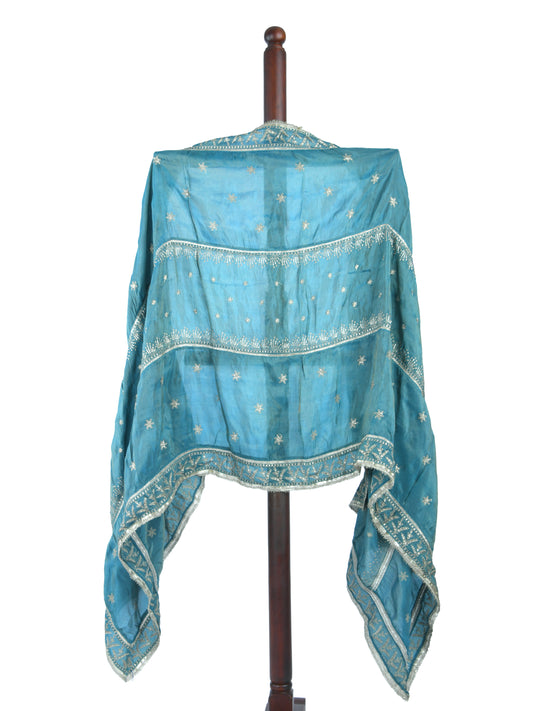 Totapari Teal Fashion Dupatta