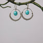 Hanging Turquoise Silver Danglers