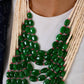 Green Quartz Multilayered Necklace
