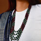 Ruby Jade Pearls Multilayered Necklace