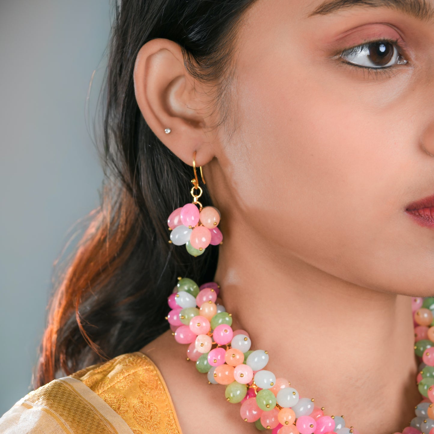 Grapevine Onyx Beads Necklace