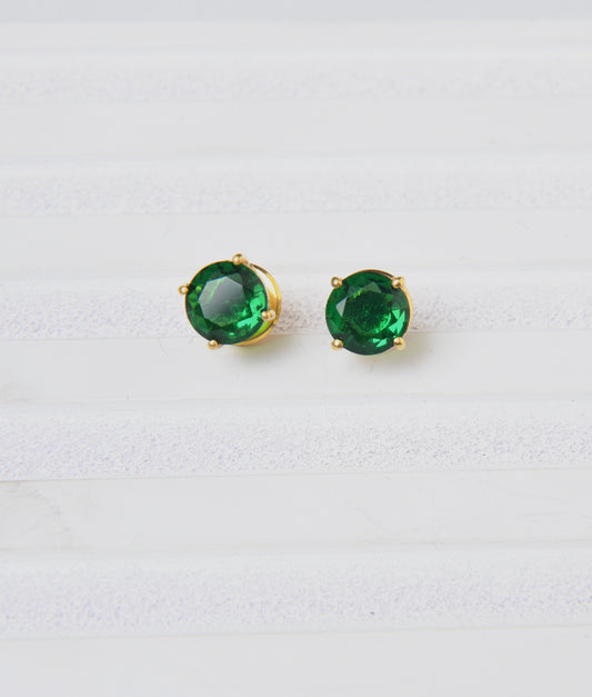 Emerald Studs