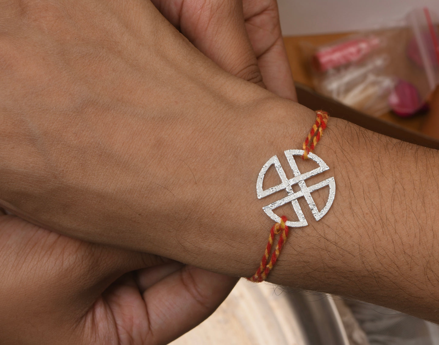 Ojas Silver Rakhi