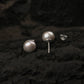 Ash Grey Pearl Stud (12 mm)