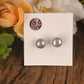 Ash Grey Pearl Stud (12 mm)