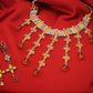 The Sunny Yellow Glass Necklace Set