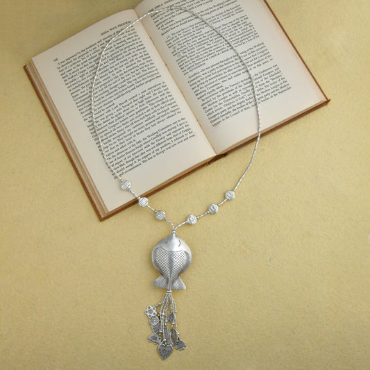 Sterling Silver Fish Necklace