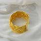 Braided Brass Statement Cuff Bracelet