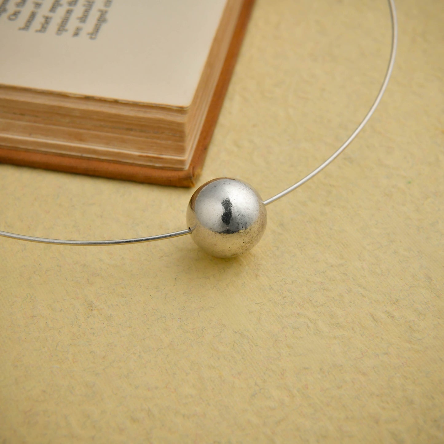 Silver Bead Minimal Sterling Silver Hasli