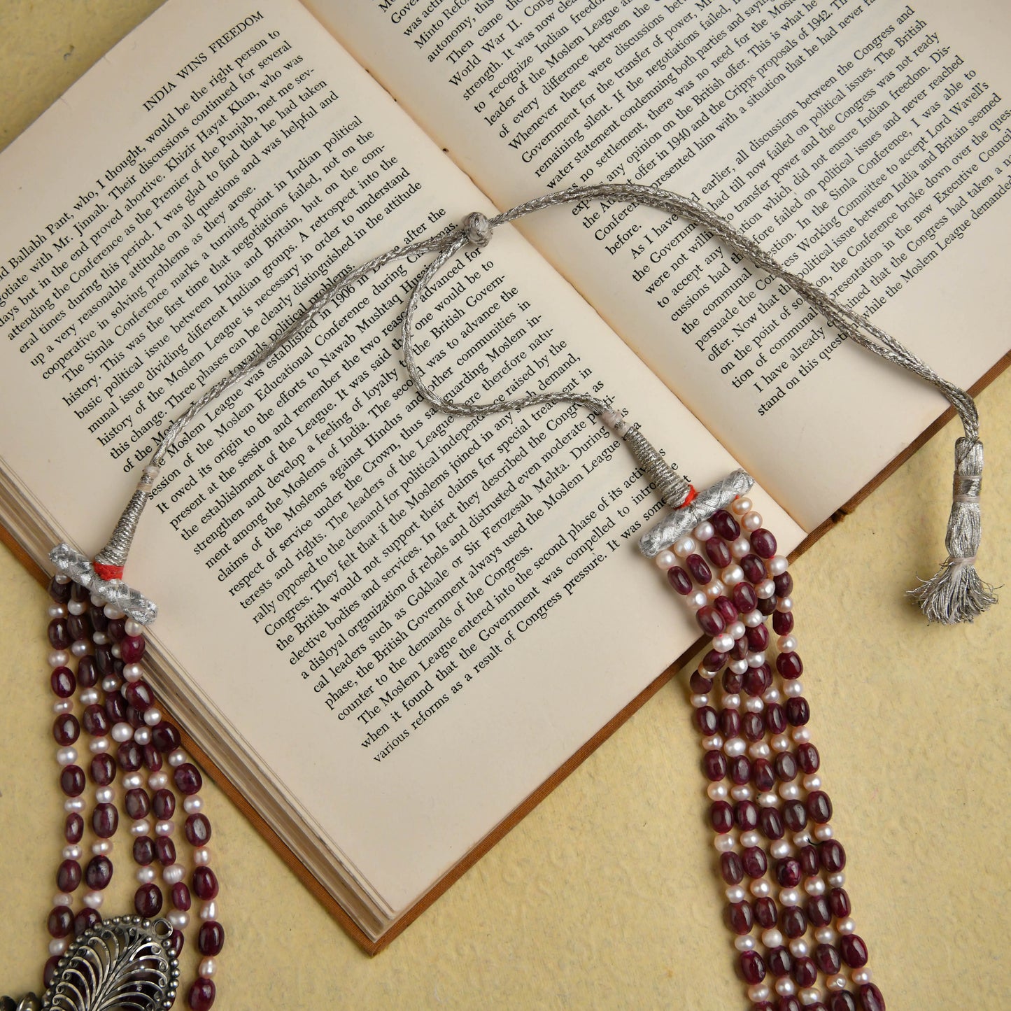 Peacock Nomadic Silver Necklace