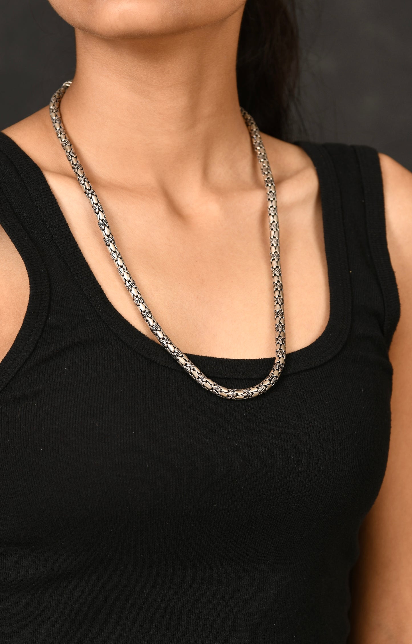 Silver Weave Chain (5 mm)