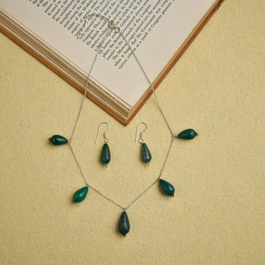 Green Onyx Drops Set