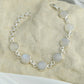 Natural Moonstone And Silver Bracelet