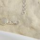 Natural Moonstone And Silver Bracelet