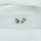 Mystic Topaz Zirconia Silver Studs