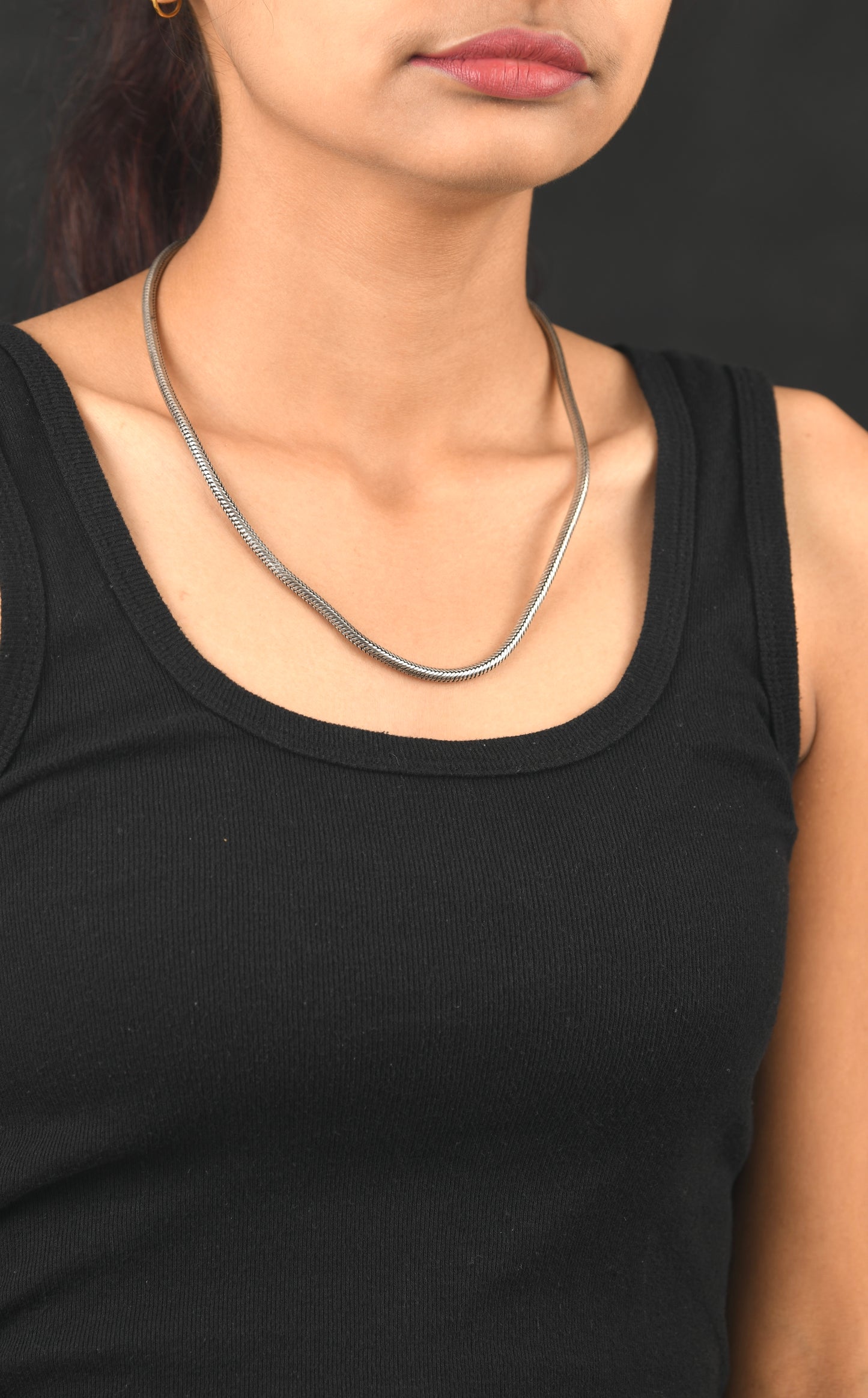 Silver Rope Chain(19 inches)