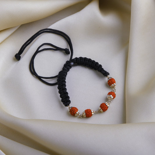 Rudraksha Black Thread Power Bracelet